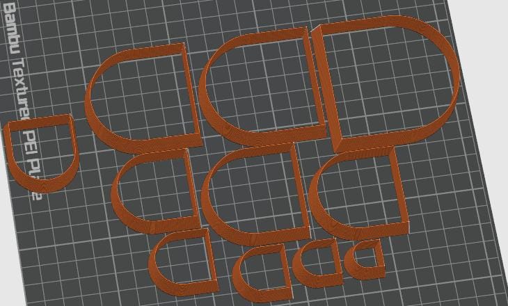 11-osainen leikkurisarja | Polymeerisavi-, keramiikka- ja käsityömuottisarja | Terävä leikkausreuna