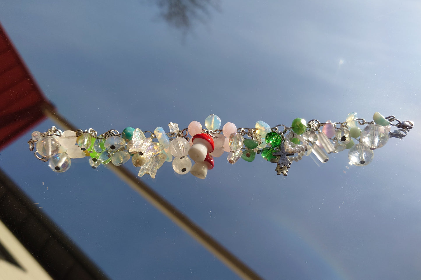 Fairycore Charm Bracelet - Dreamy Garden / Fairycore Rannekoru - Unelmapuutarha