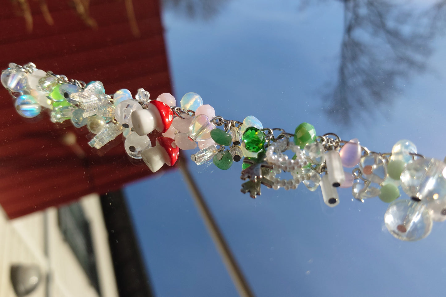 Fairycore Charm Bracelet - Dreamy Garden / Fairycore Rannekoru - Unelmapuutarha