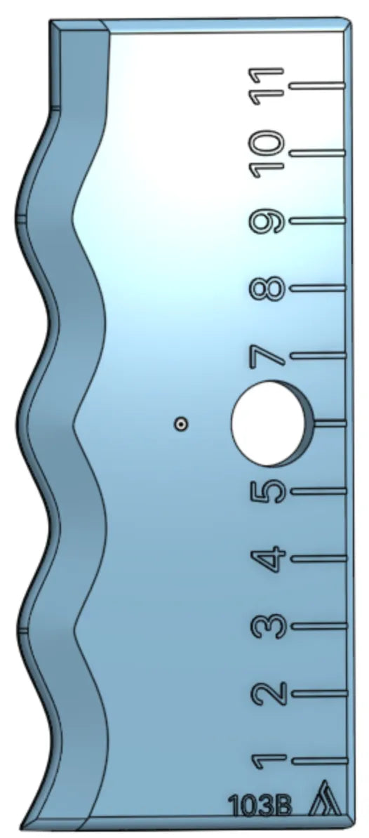 Pottery throwing aid – vase profile shaper v2