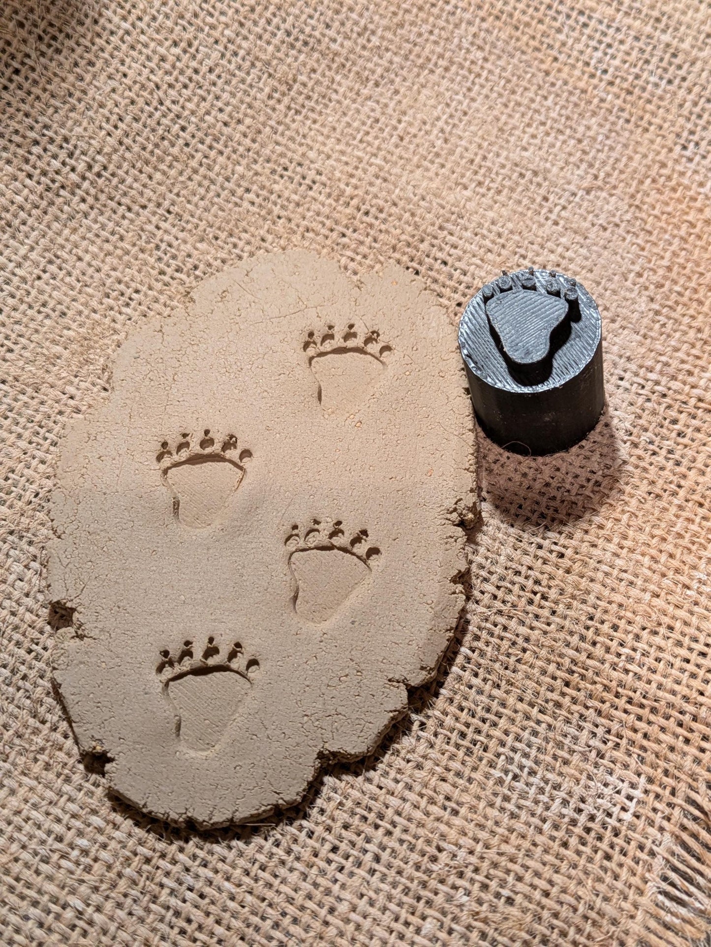 Eläinten jäljet – leimasinsarja keramiikkaa varten