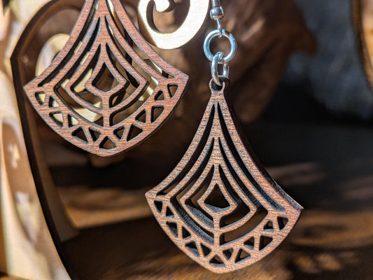 Runeveil-korvakorut – tyylikkäät ja kevyet puiset korvakorut