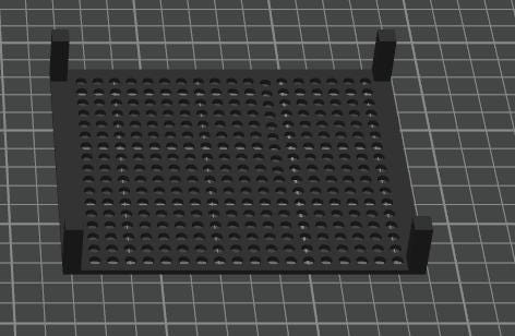 Small Drying Rack for Clay and Ceramics – 3D-Printed Perforated Drying Platform