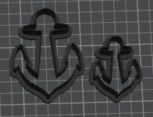 Ankkurileikkurisarja – savileikkuri keramiikkaa ja keramiikkaa varten, kaksi kokoa, tarkkuustyökalut savitaidetta ja tee-se-itse-käsityötä varten