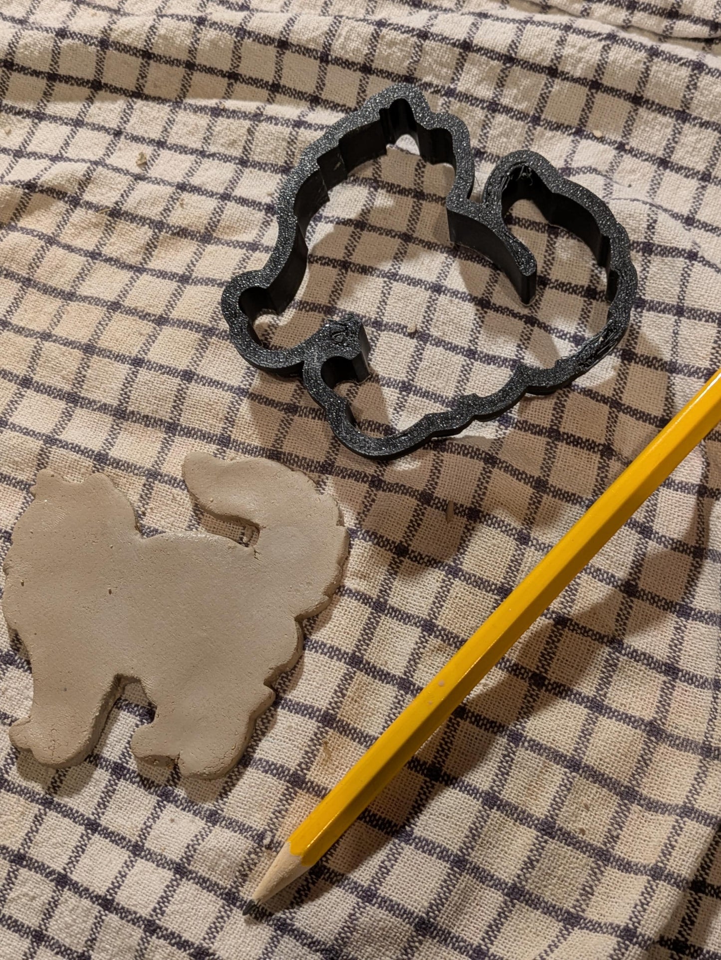 Eläinleikkurit - askartelutarvikkeet, kissan muotoinen leikkuri, suomenlapinkoiran leikkuri, 3D-painetut savityökalut