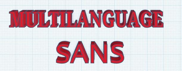 Skandinavian aakkoset setti | 3D-leimasimet savelle ja askarteluille