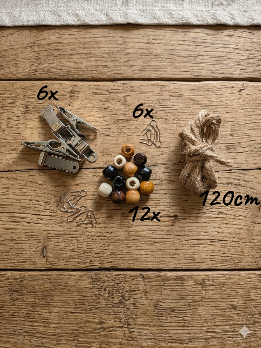 DIY Kit: Ceramic Tablecloth Weights (Set of 6)