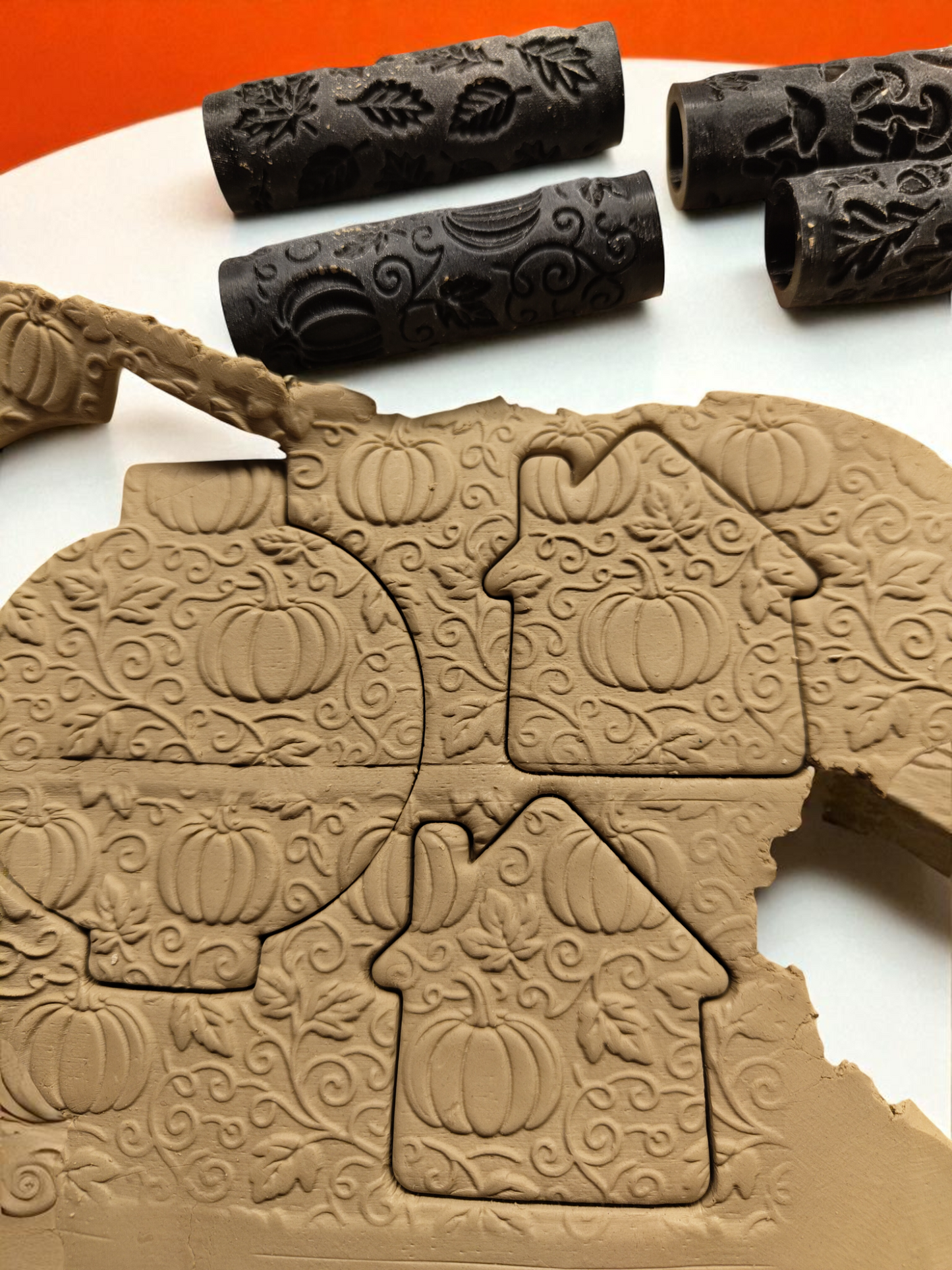 Texture Rollers – Autumn 2 Clay Tools for Polymer Clay & Ceramics