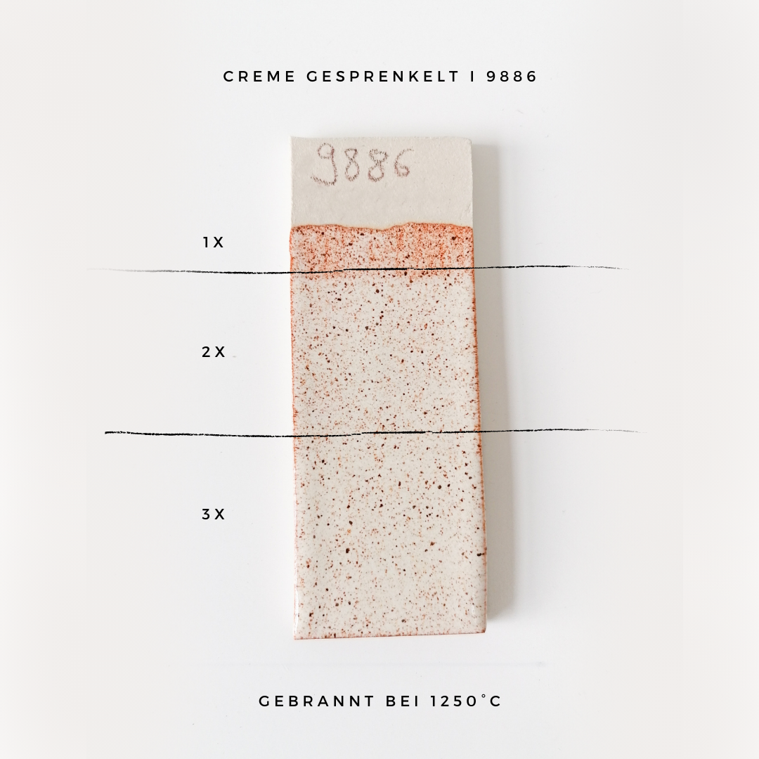 *Korkea poltto* Botz Stoneware: 9886 Cream Speckle (200 ml)