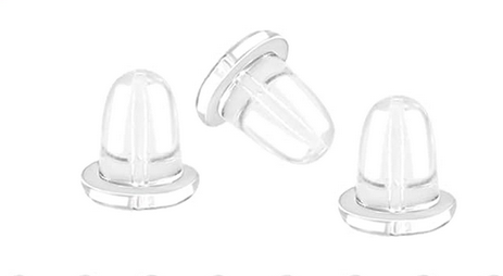 Kullanväriset sterlinghopeiset korvakorukoukut – 12 kpl