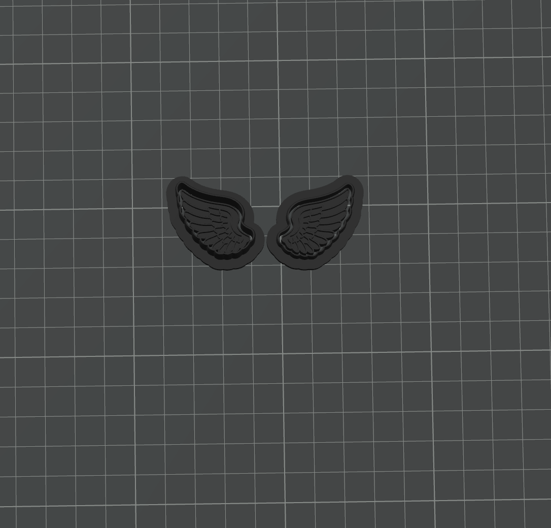 Enkelinsiivet – leimasin- ja leikkuripari (2 kpl)