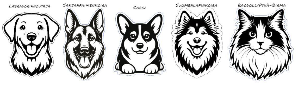 Dog/Cat breed keychains