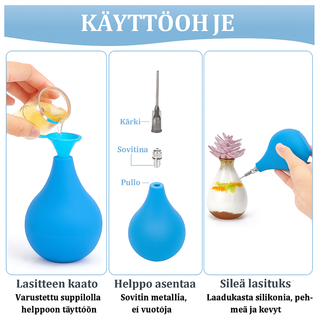 Keramiikkalasituksen applikaattorisetti – 160 osaa