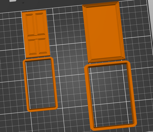 Ovi + karmit – leikkuri- ja leimasinsetti