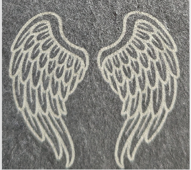 Heart shaped natural Slate Memorial Plaque for a Pet or Loved One