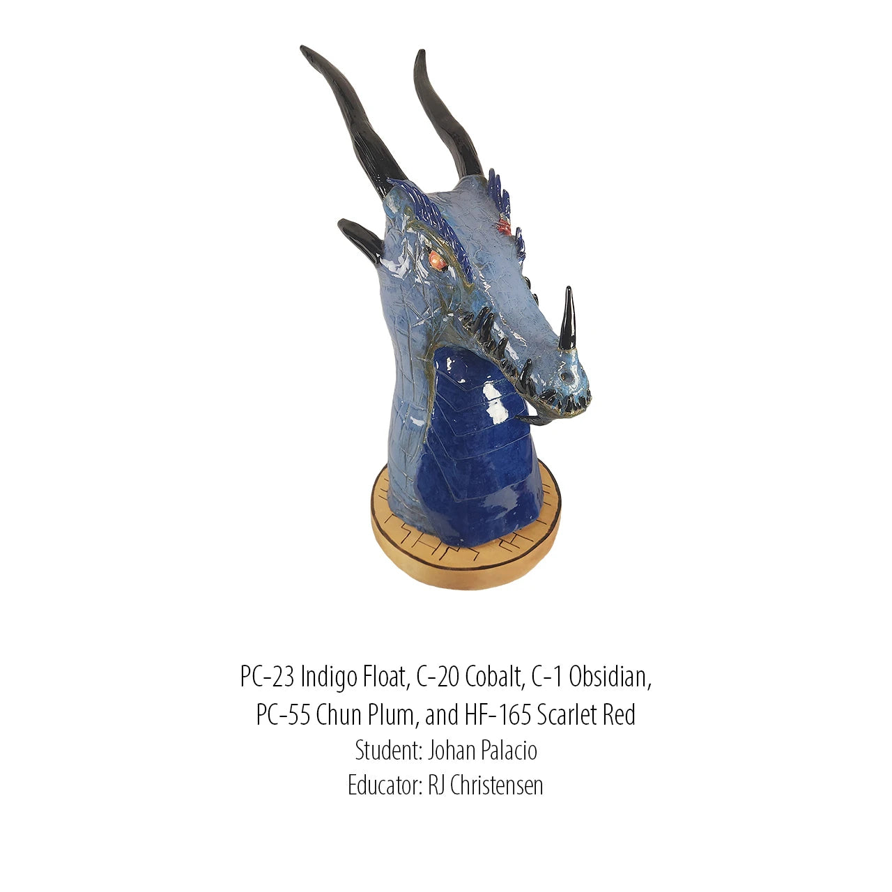 Potter's Choice: AMACO PC-23 Indigo Float – Kivitavaralasite (Sivellinlasite), 472 ml
