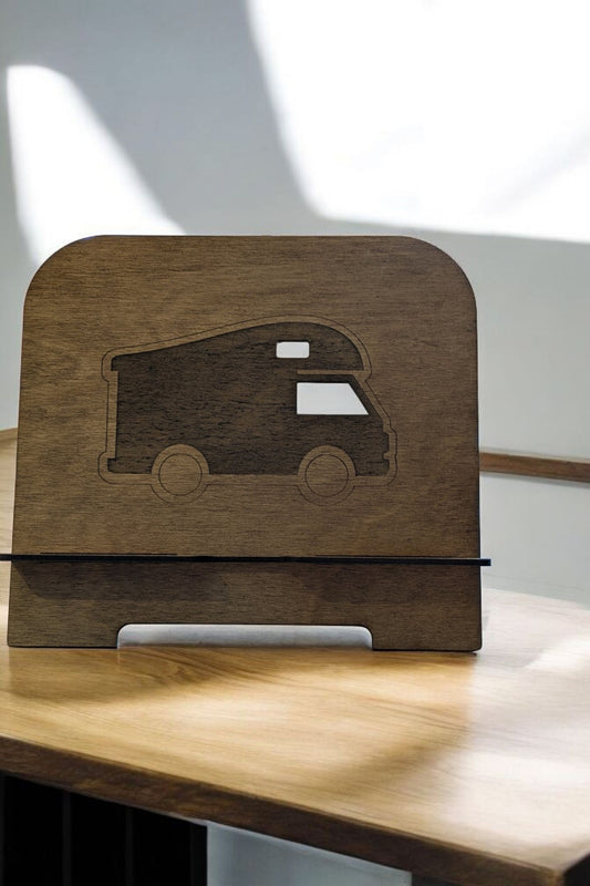 Puinen Tablettiteline