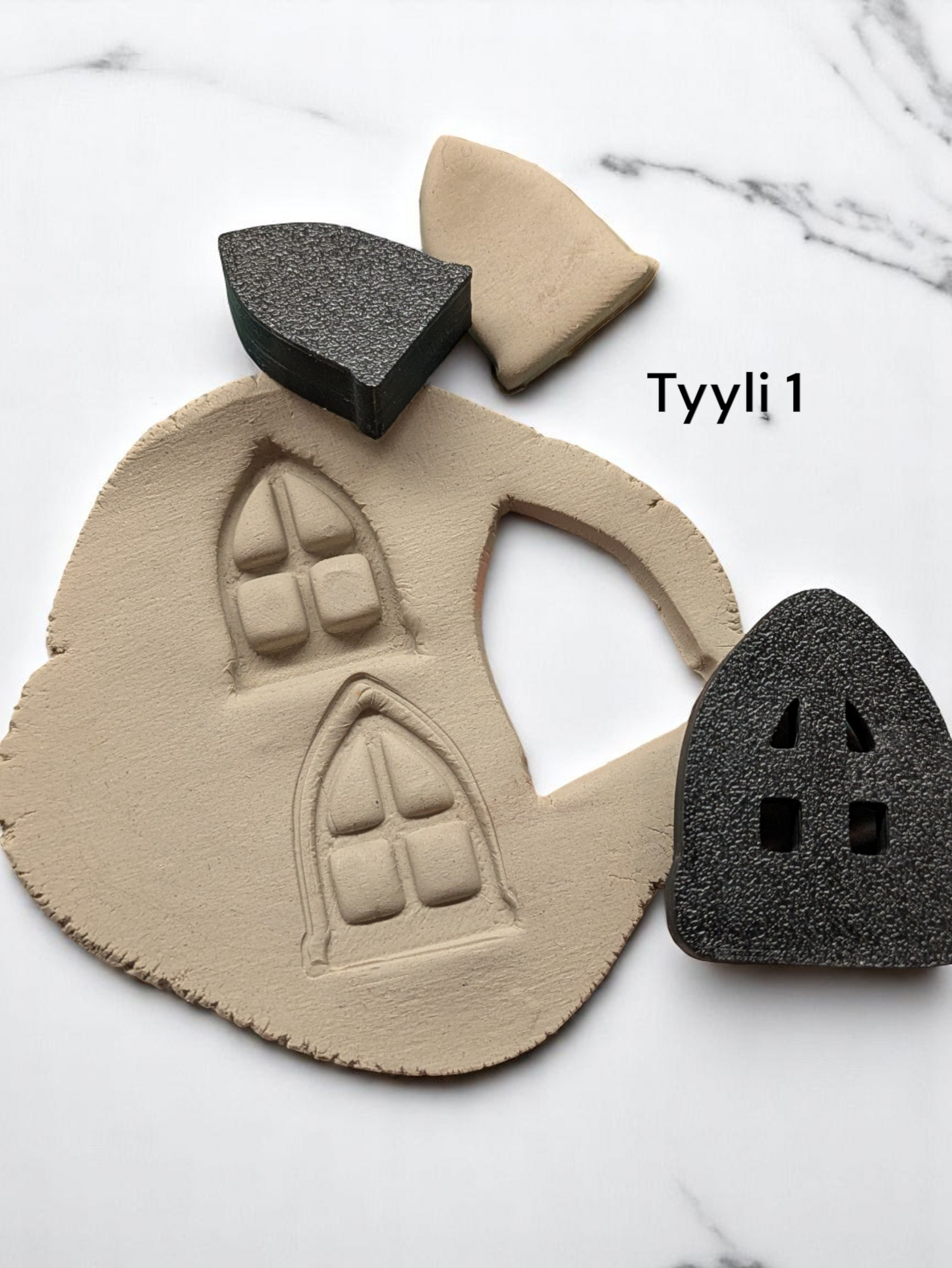 Kirkon ikkunasetti – leikkuri + leimasin (valitse koko ja tyyli)