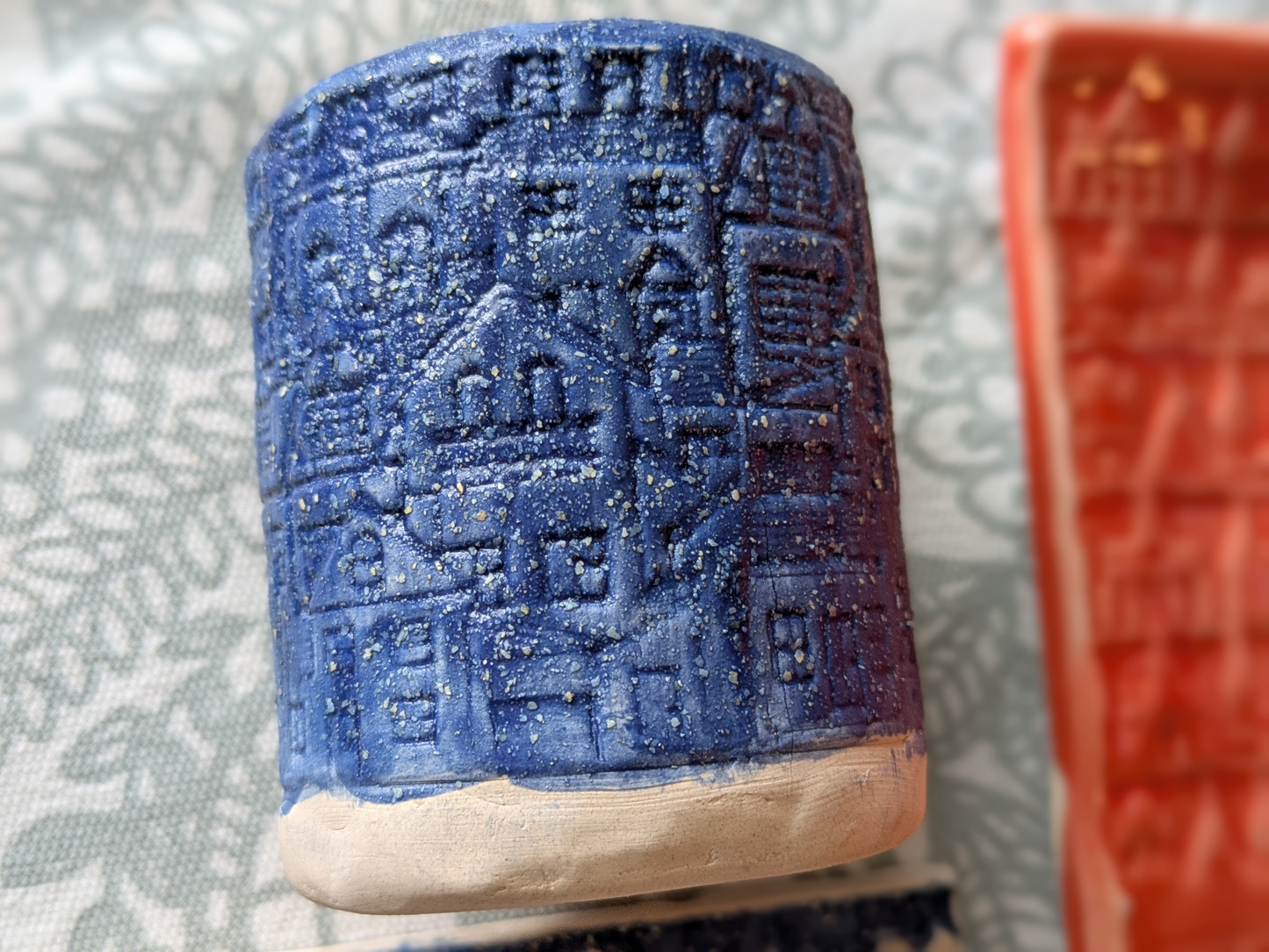 Kaupunki-kuviokaulin – 3D-tulostettu rullakaulin savelle ja massoille