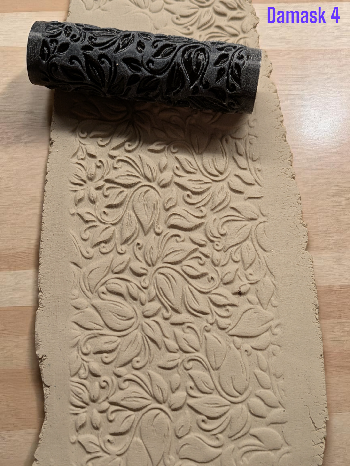 Damask -tekstuurikaulimet – koristeelliset kukkakuviot saveen
