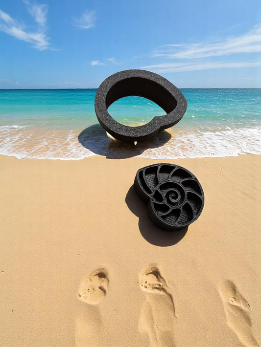 Merikotilo stamp cutter -setti – peilattu pari koruntekoon