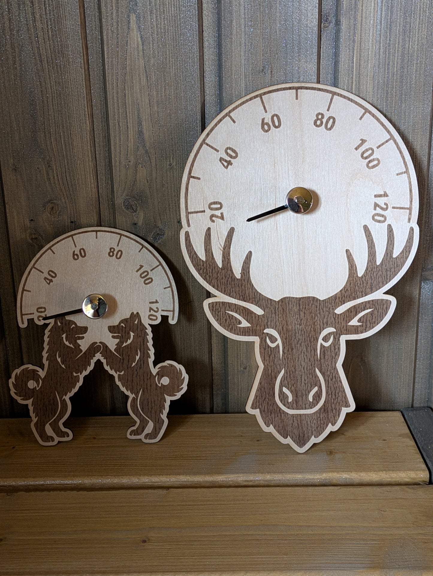 Hirvi-saunalämpömittari