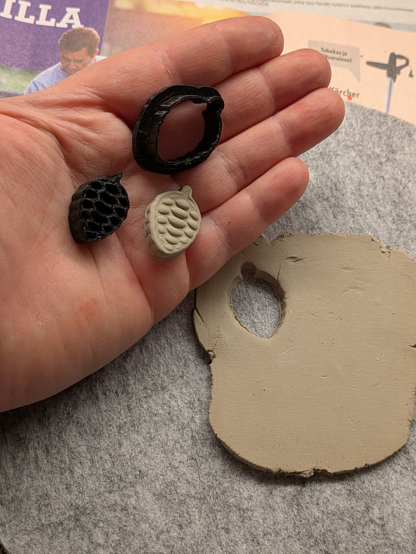 Käpy stamp cutter -setti – kolmessa koossa