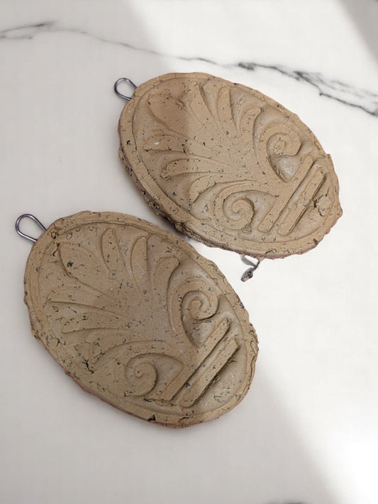 Antiikin lilja -leimasin ja leikkuri - kaksiosainen setti