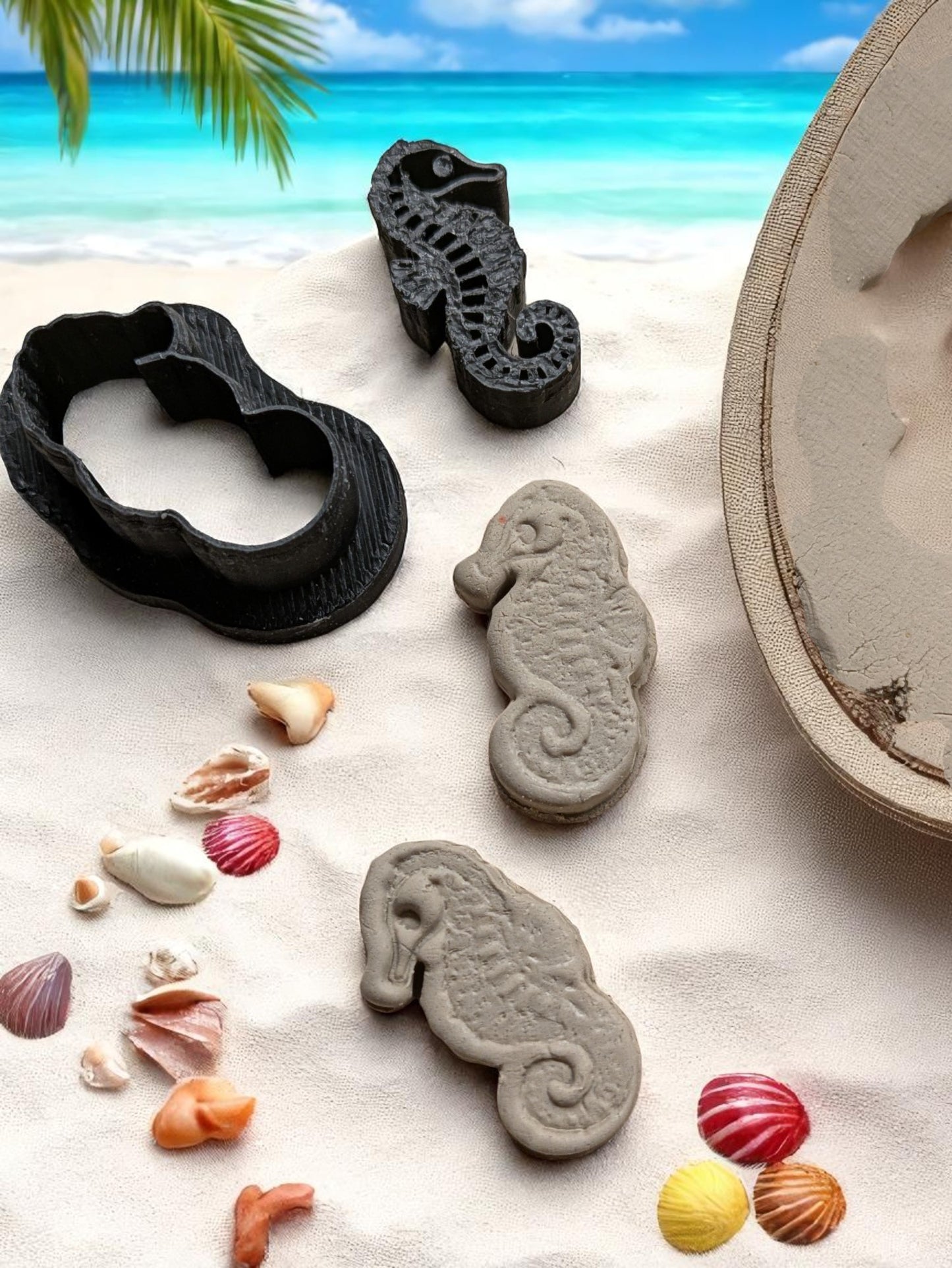 Merihevonen stamp cutter -setti – kahdessa koossa