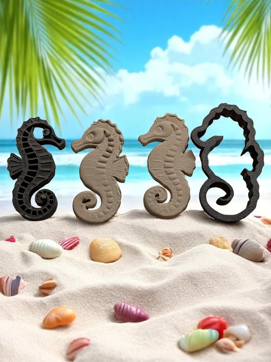 Merihevonen stamp cutter -setti – kahdessa koossa