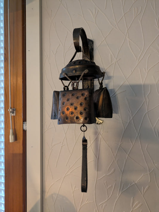 Tunnelmallinen kuparinen tuulikello – heleä ääni