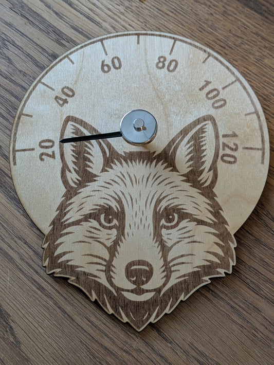 Kettu-saunalämpömittari