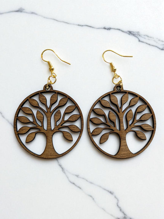 Elämänpuu-korvakorut