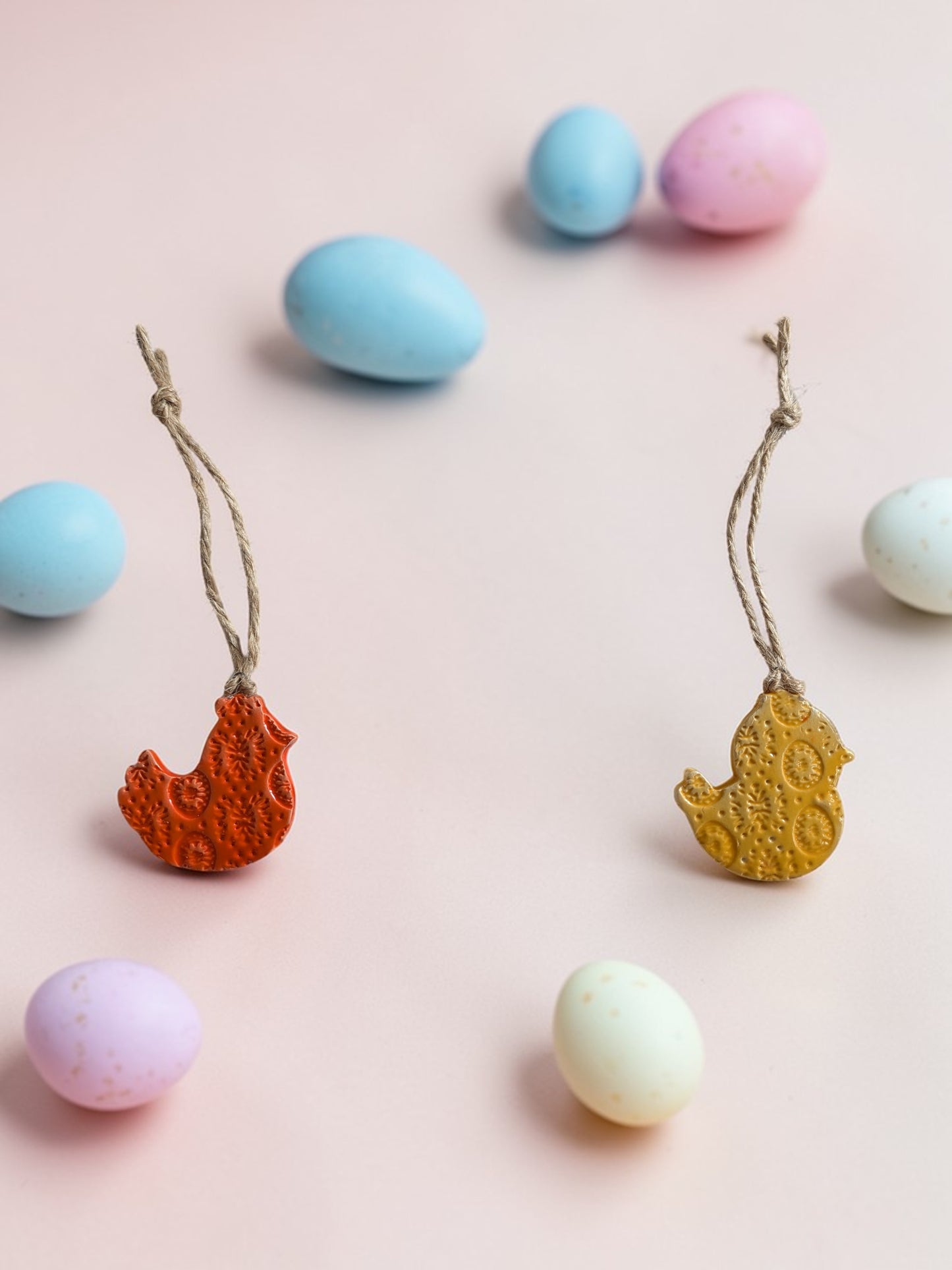 Ceramic Easter Figures – Set of 2