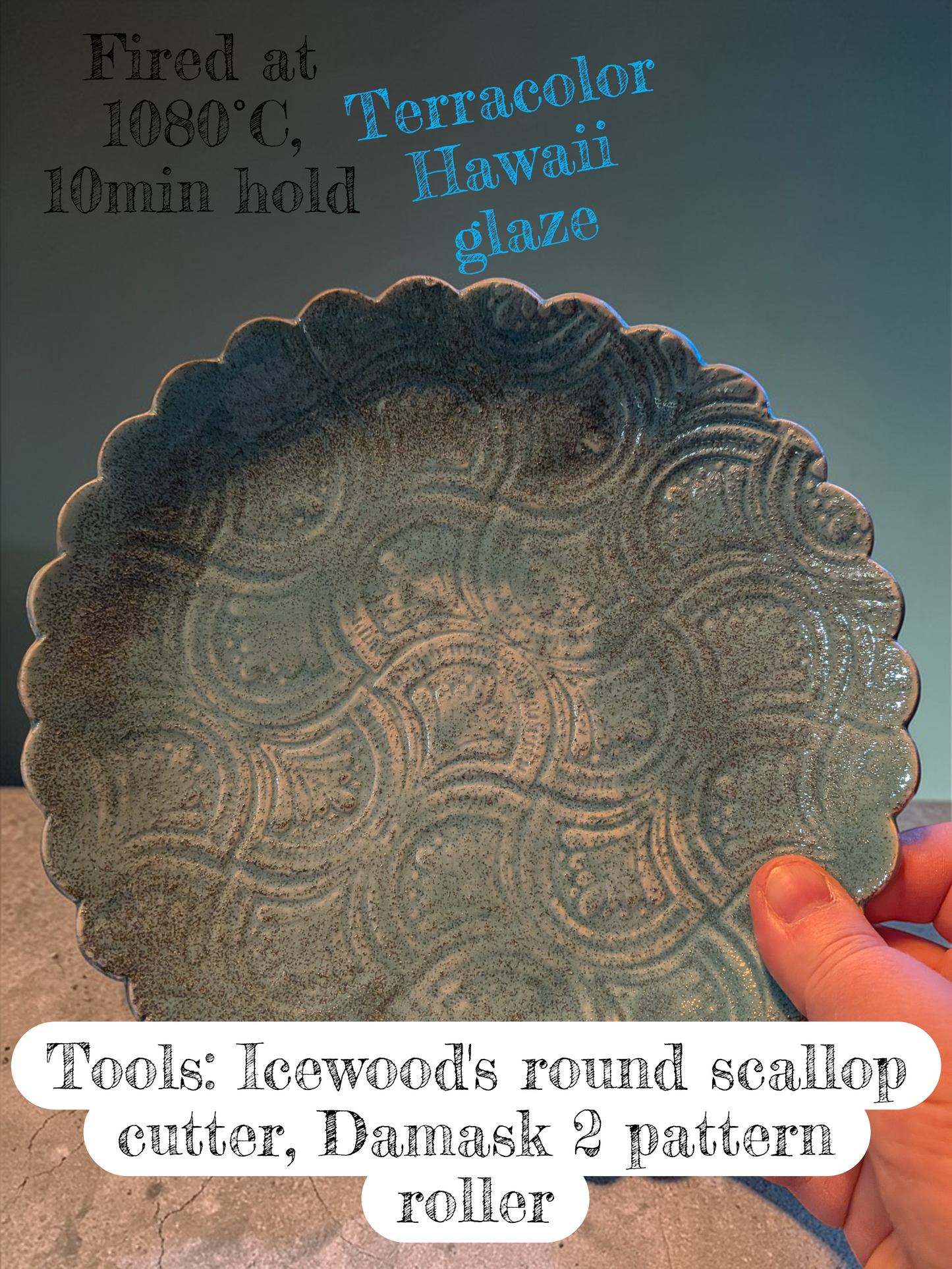 Damask Texture Rollers – Decorative Floral Patterns for Clay
