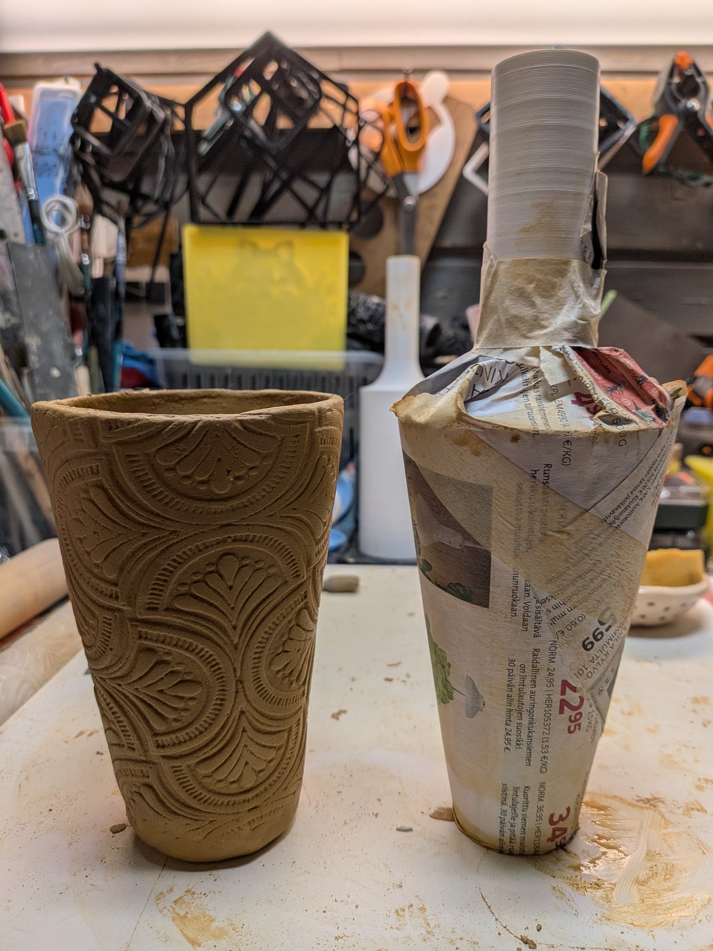 Clay Support Mold (vase) - 2 designs