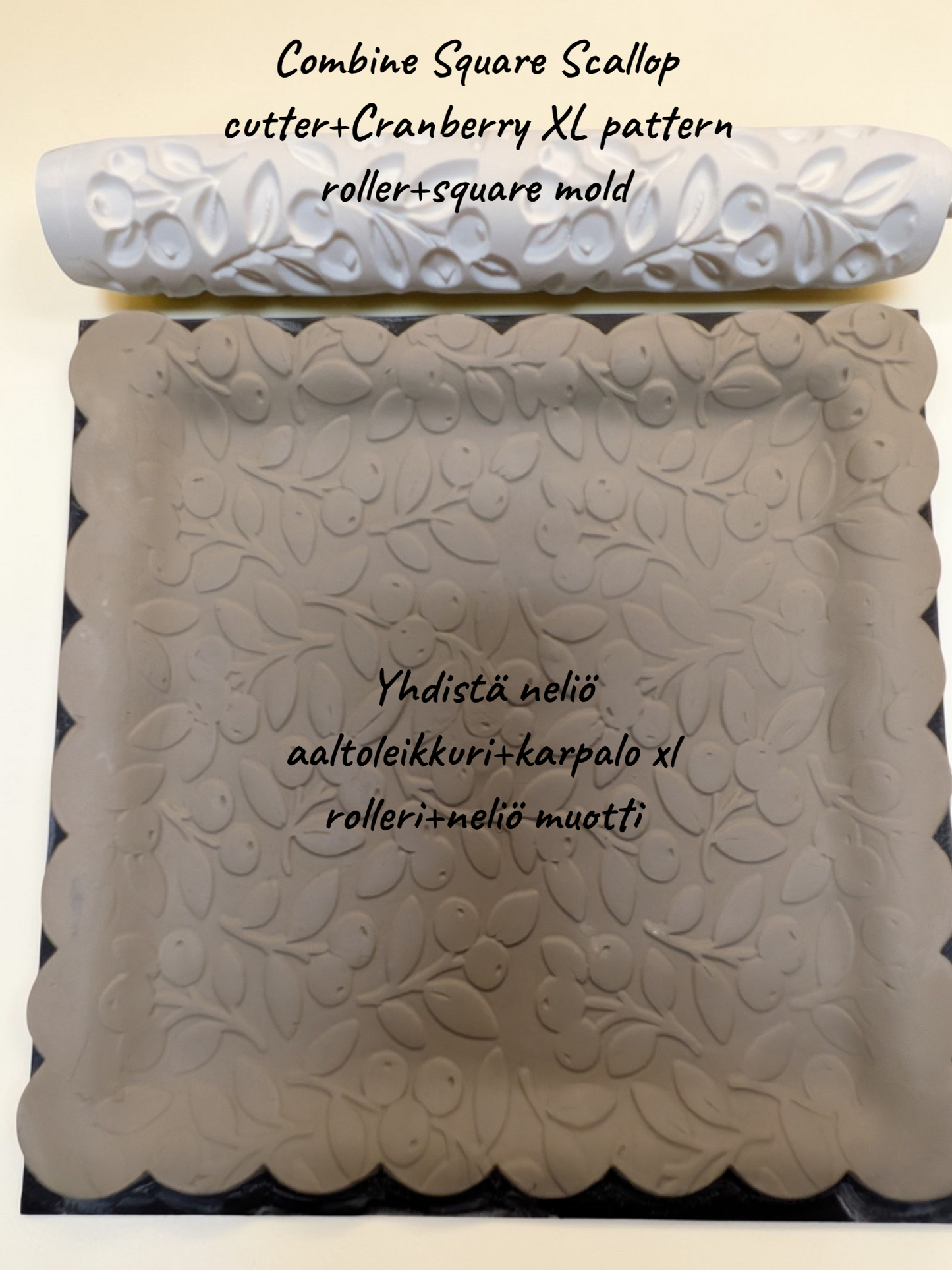 Neliö Muotti - eri kokoja