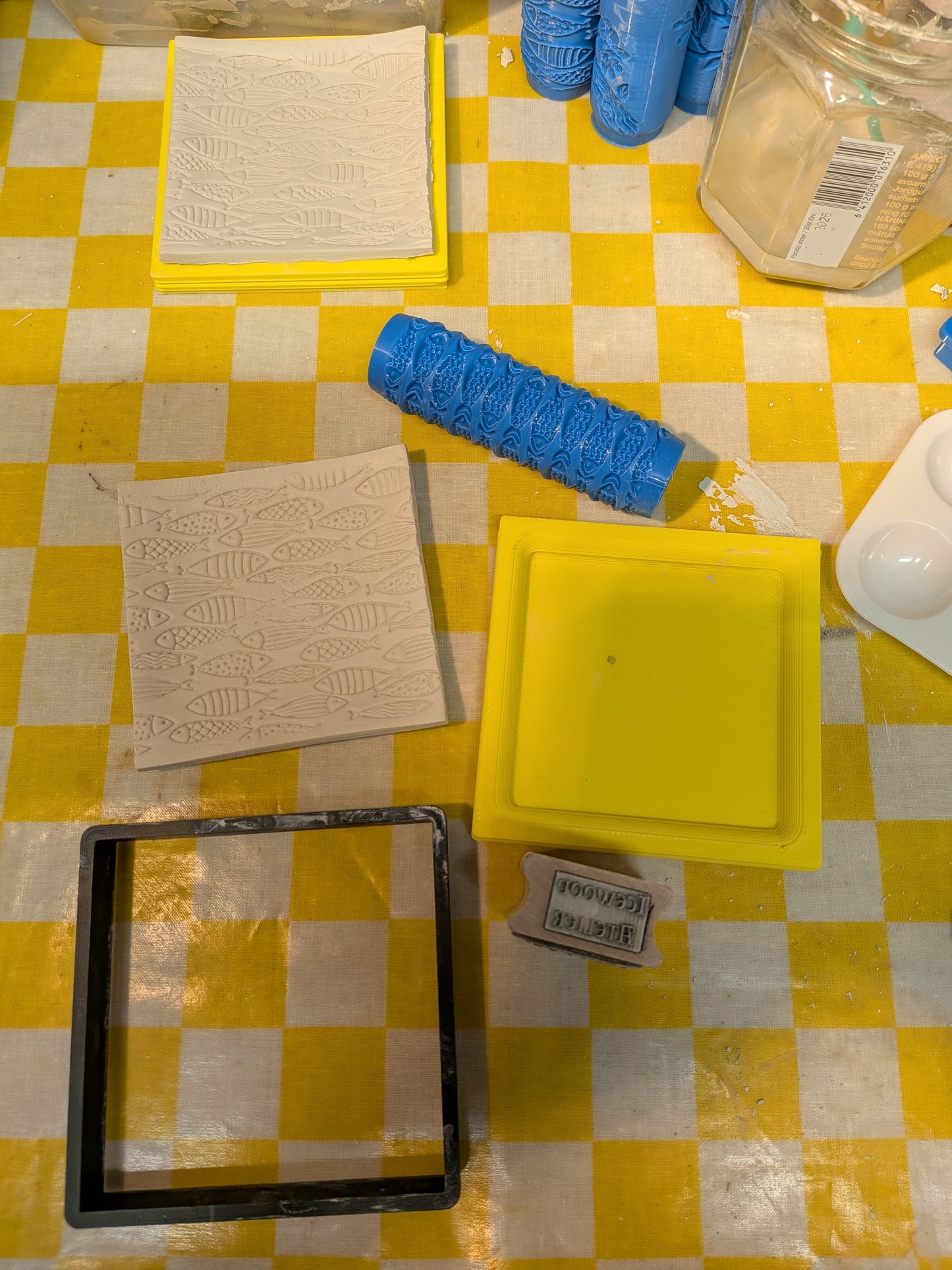 Fish Texture Rollers – Decorative Patterns for Clay