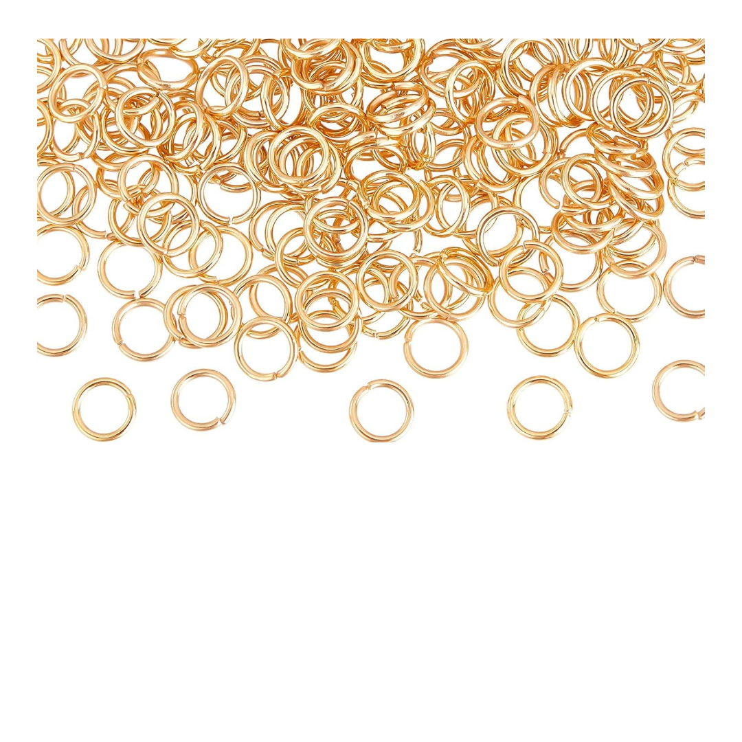 18K-kullatut hyppyrenkaat – 12 kpl