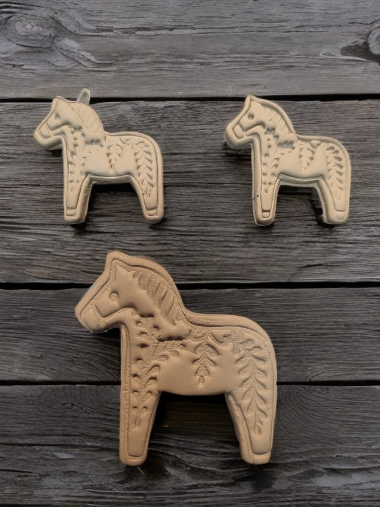 Nordic style horse Stamp & Cutter – Multiple Sizes
