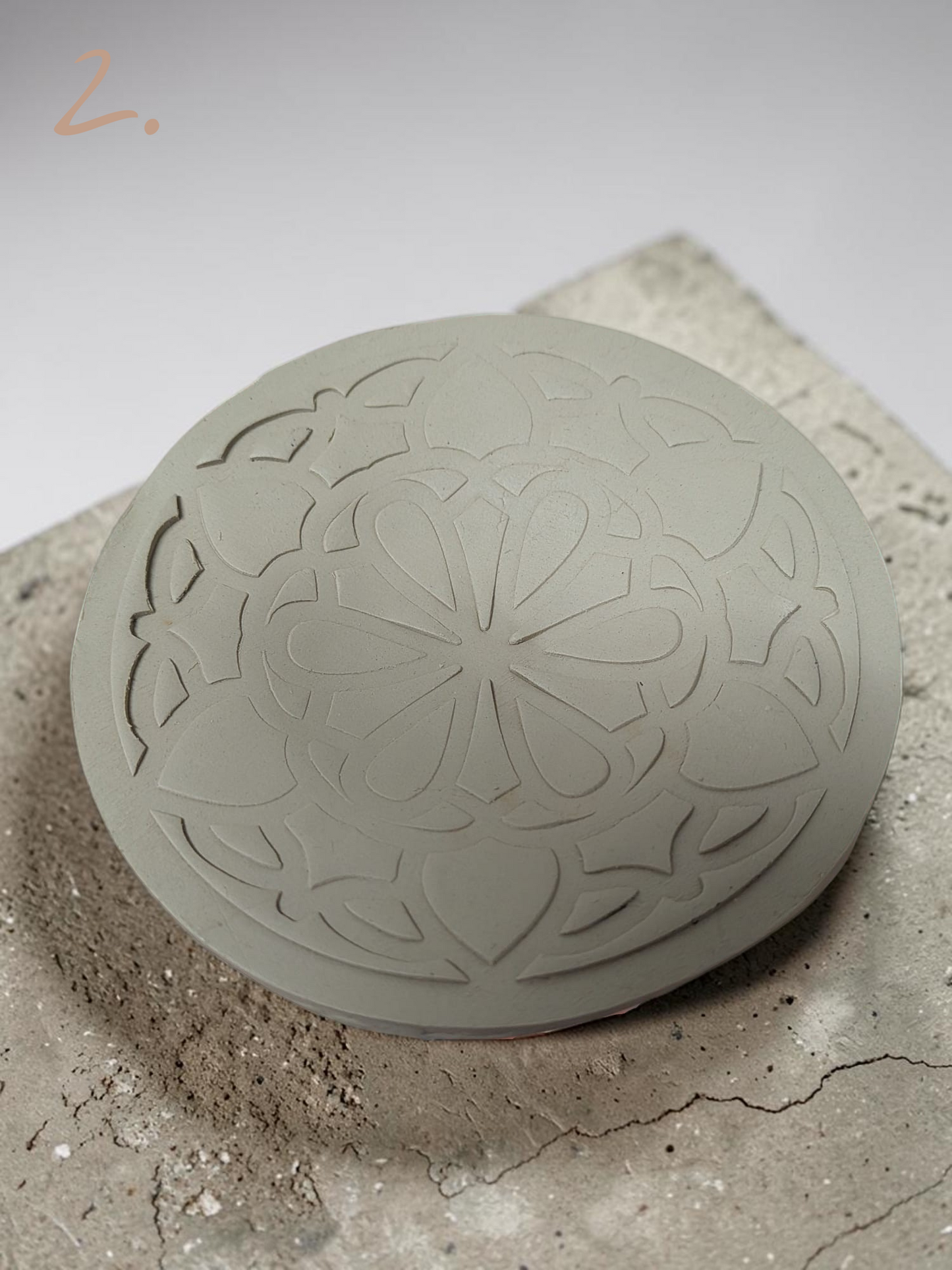 Wooden Mandala Texture Plate for Ceramics – Different Designs