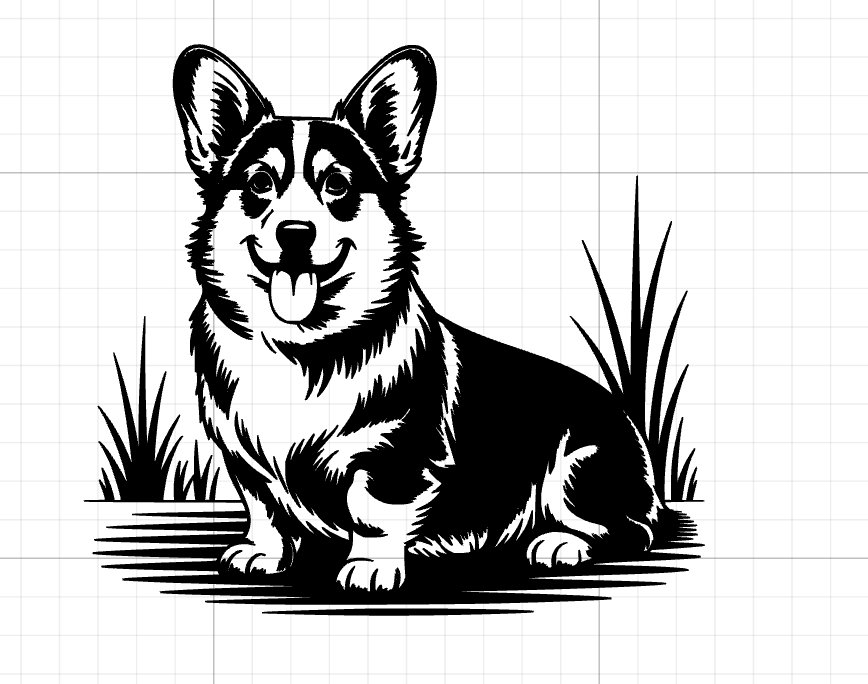 Seinäkello koirarodun kuvalla – 20 cm