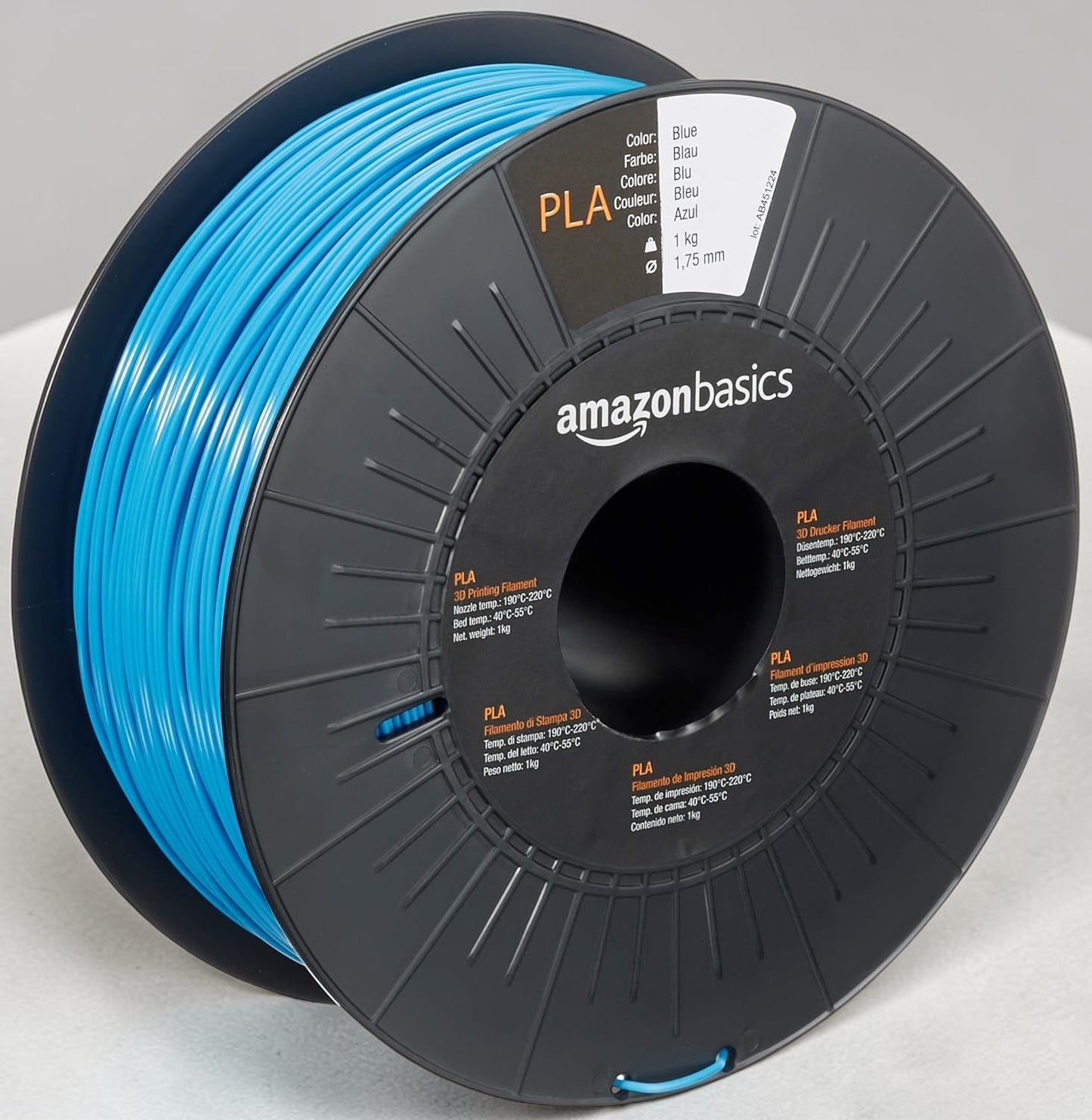Amazon Basics PLA-filamentti – Sininen, 1.75 mm (1 kg)