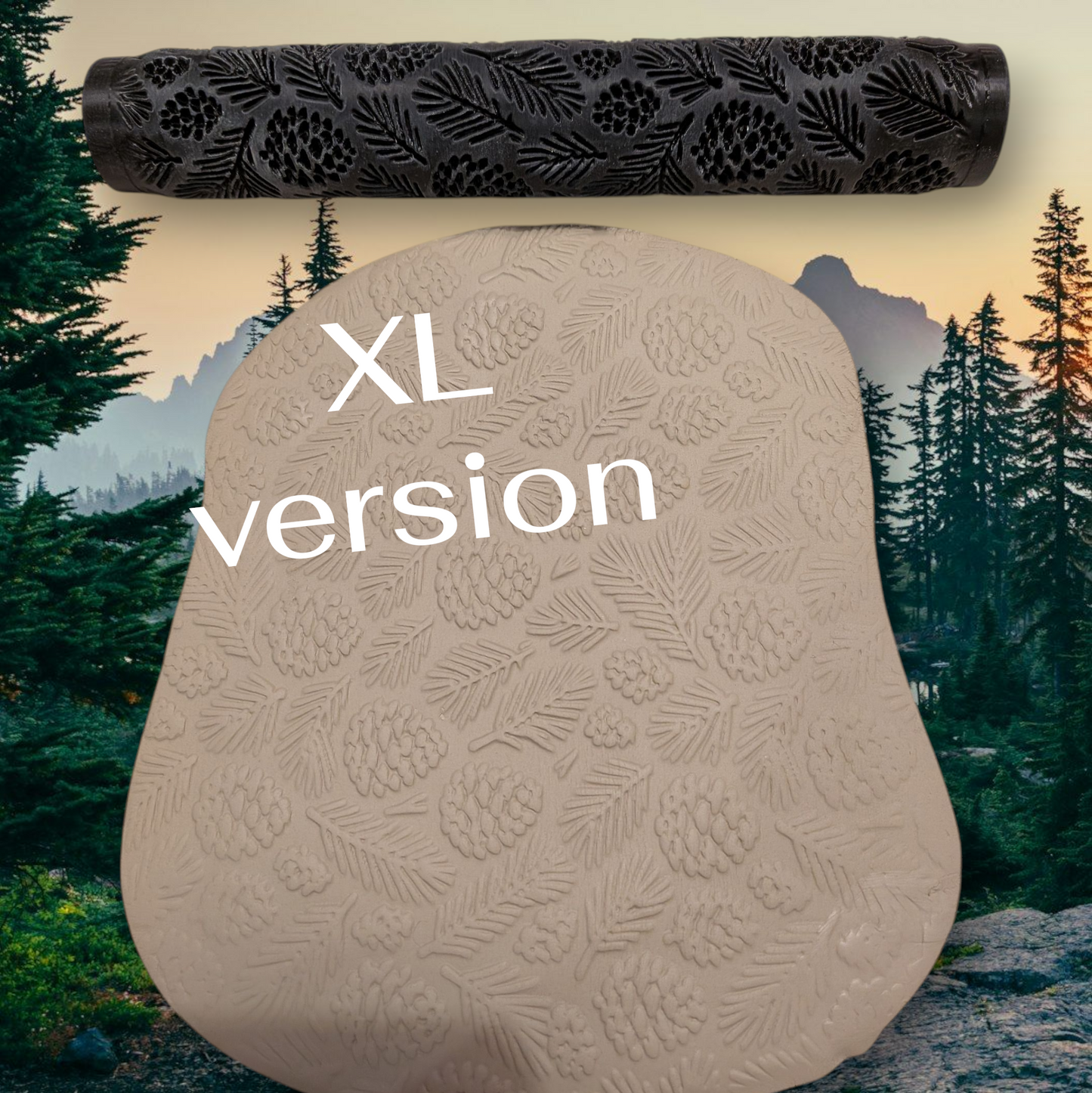 Forest Roller Series – a collection of texture rollers for ceramics