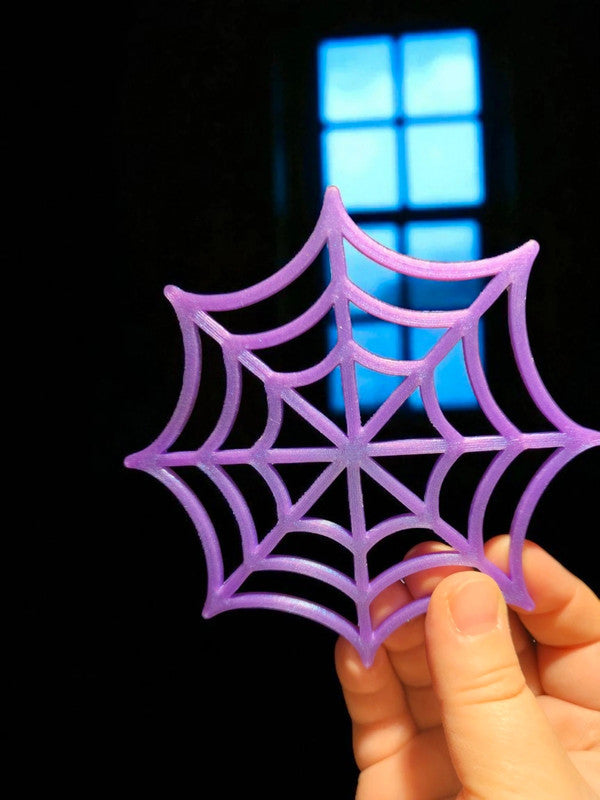 Halloween Glitter Coasters or Decorations (Set of 4)