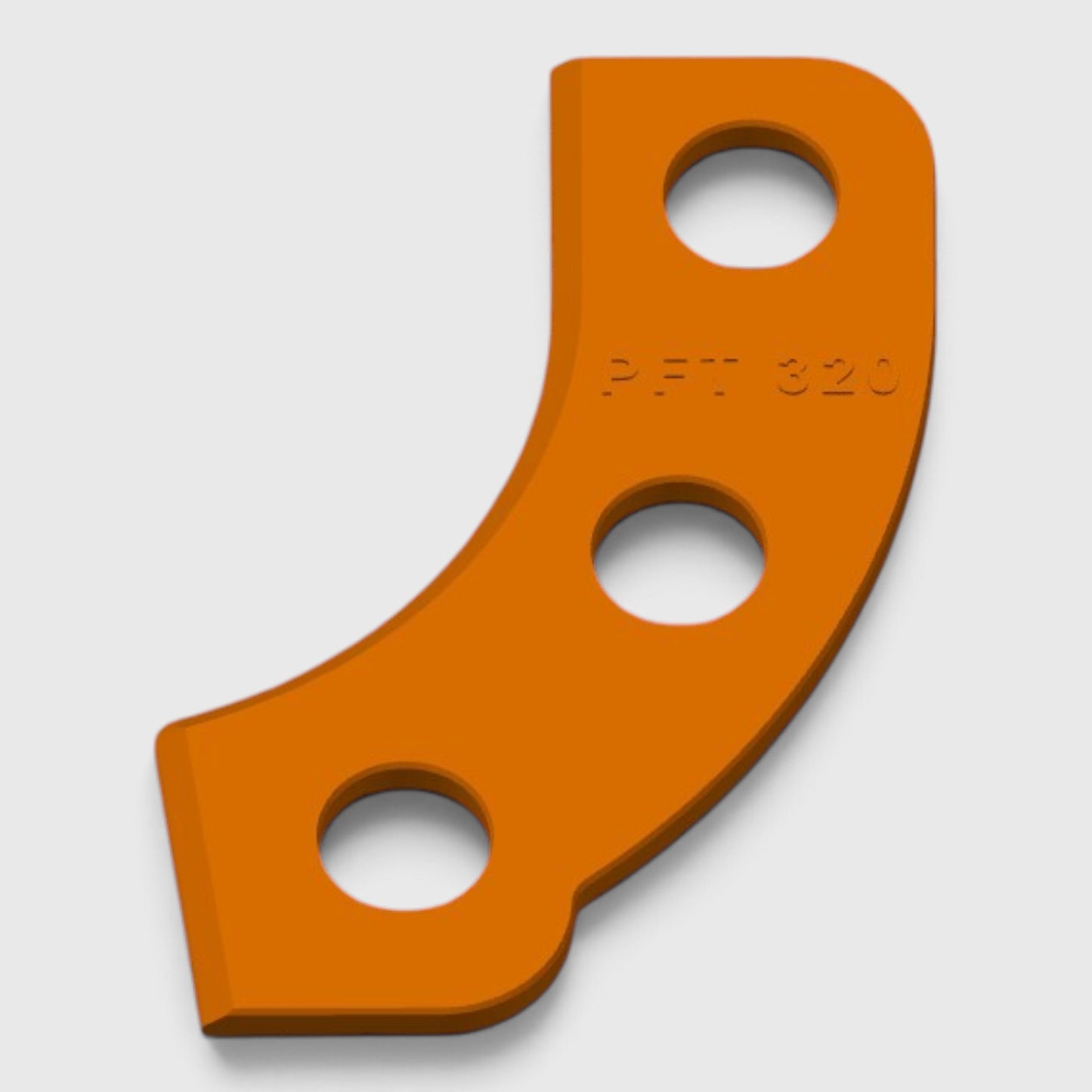 Curved Pottery Rib for Bowls with Foot – Wheel Throwing | 3D Printed PLA