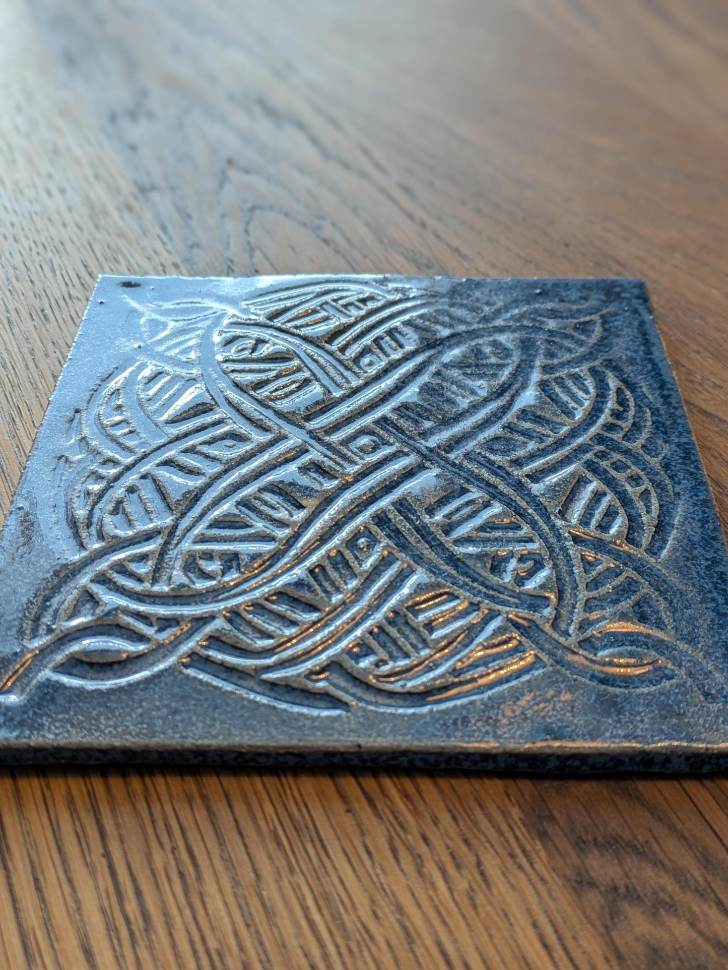 Celtic Knot Pattern Stamp for Pottery | Clay Texture Tool | Handmade Ceramic Decor Tool