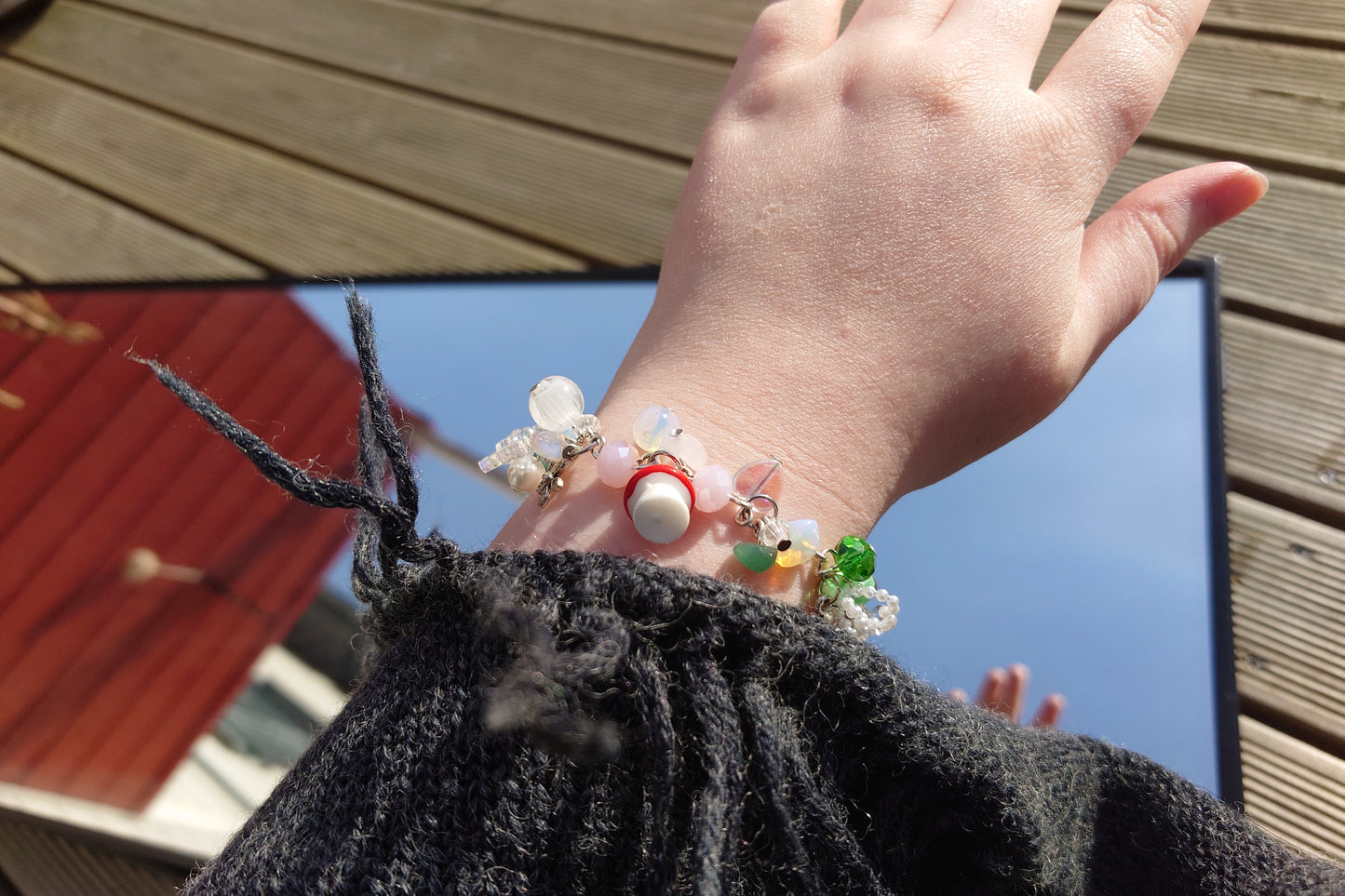 Fairycore Charm Bracelet - Dreamy Garden / Fairycore Rannekoru - Unelmapuutarha