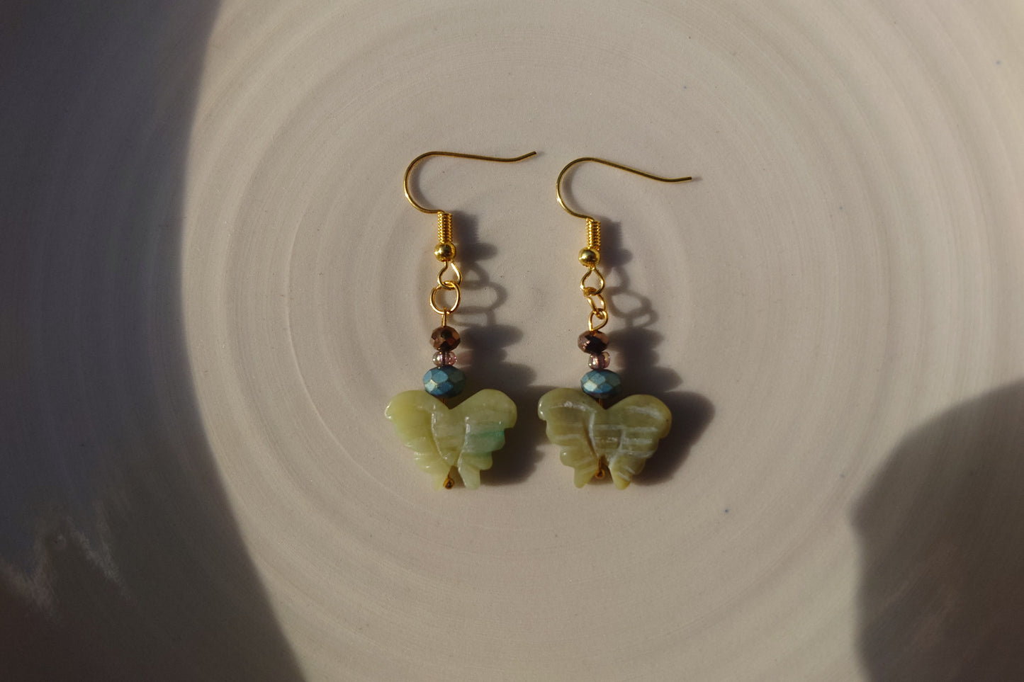 Crystal Butterfly Earrings