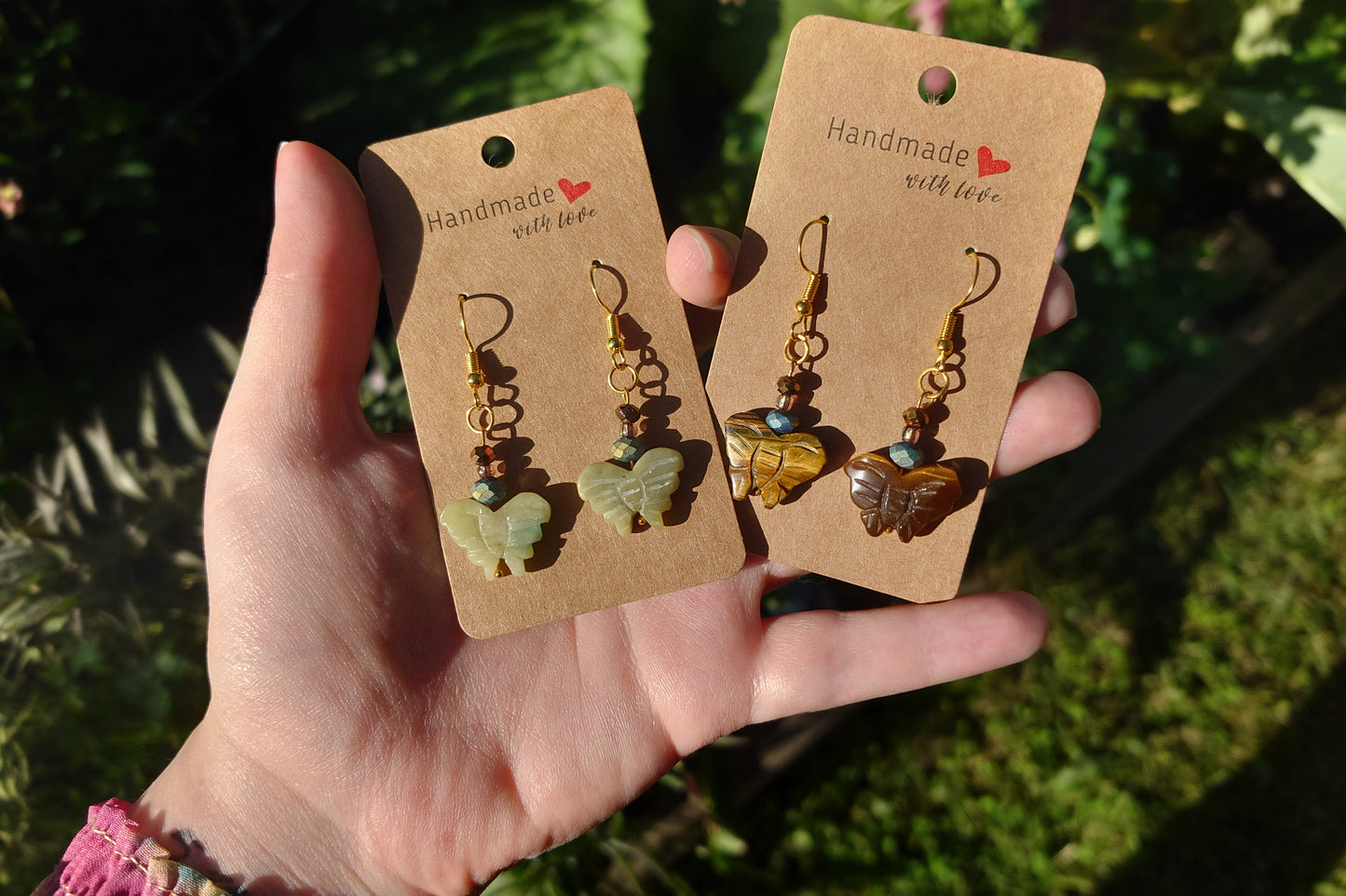 Crystal Butterfly Earrings